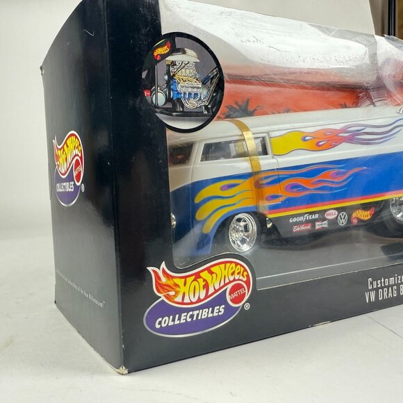 Customized VW Drag Bus Hot Wheels 1999 Vintage 1:18 Scale Diecast Collectible - Picture 5 of 9